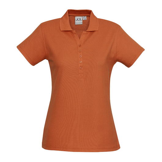 Ladies Crew Polo Orange